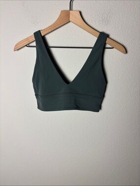 Lululemon Align V-Neck Bra *Light Support, A/B Cup Dark Forest W2DPNS